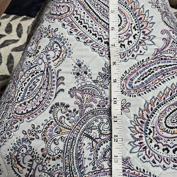 Vera Bradley Soft Sky Paisley Grand Tote Bag - Picture 8 of 13